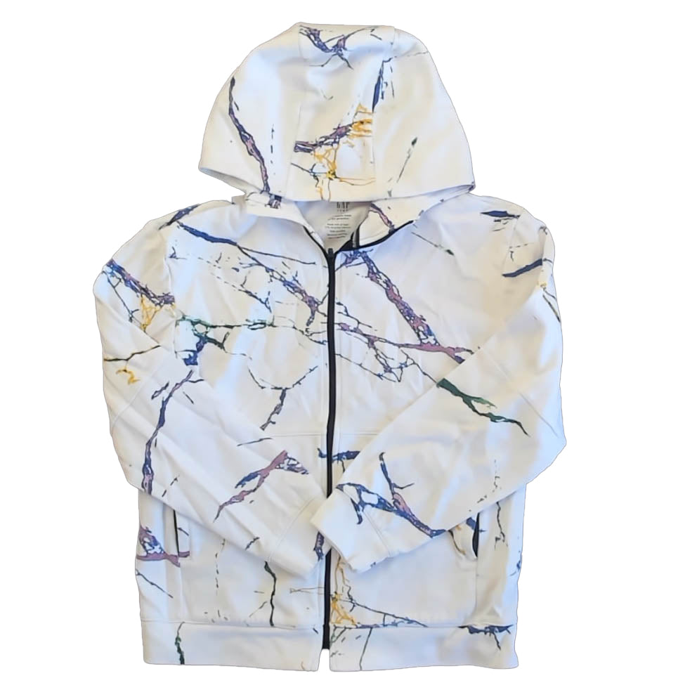 Gap Unisex White Tie Dye Hoodie Size: 12 Years White Tie Dye