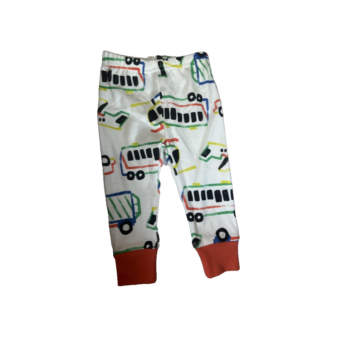 Carters Boys White | Trains Pajamas Size: 6 months White | Trains