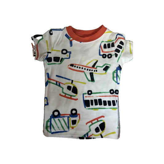 Carters Boys White | Trains Pajamas Size: 6 months White | Trains