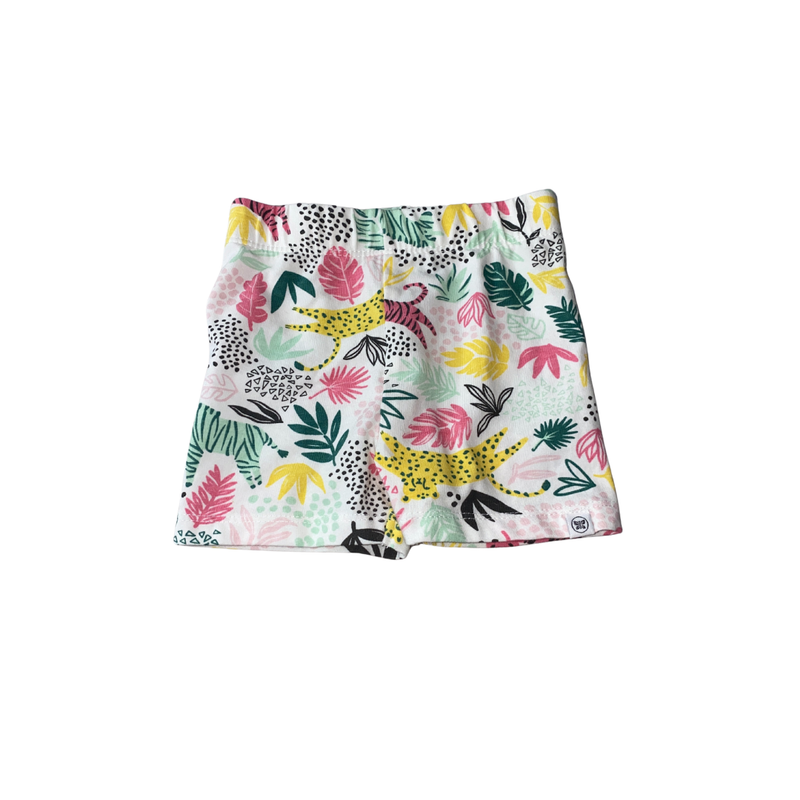 Honest co Girls White | Tropical Shorts Size: 12-18 months White | Tropical