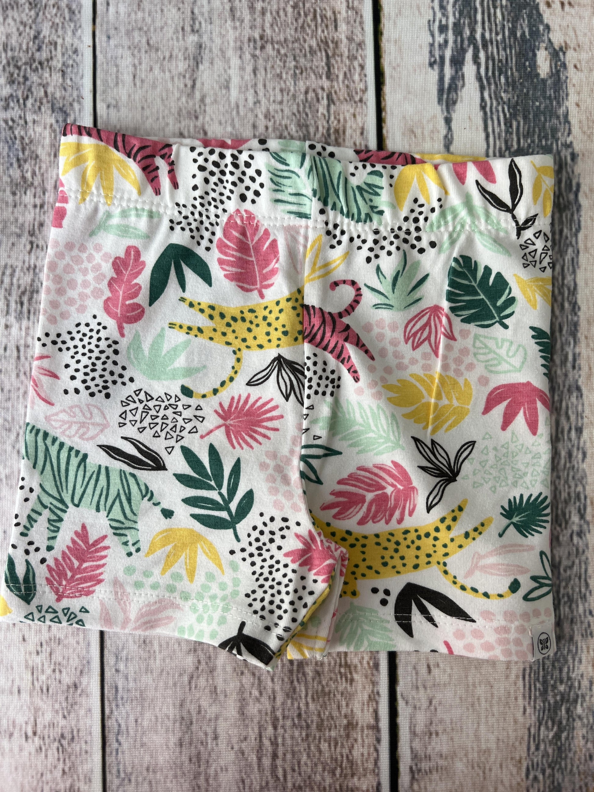 Honest co Girls White | Tropical Shorts Size: 18 months White | Tropical