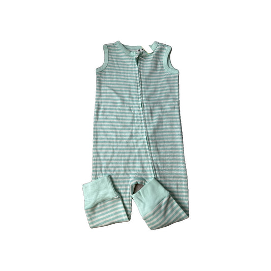 Aablexema Unisex White | Turquoise Pajamas Size: 18 months White | Turquoise