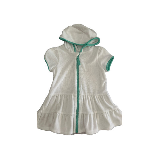 Cat & Jack Girls White | Turquoise Hoodie Size: 2T White | Turquoise