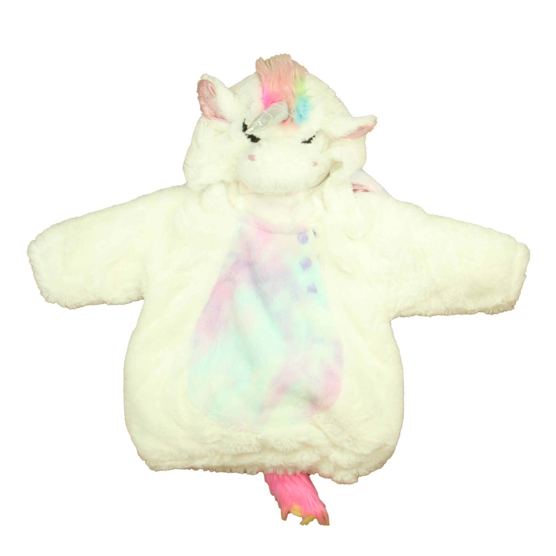 Target Girls White Unicorn Costume Size: 6-12 Months White Unicorn