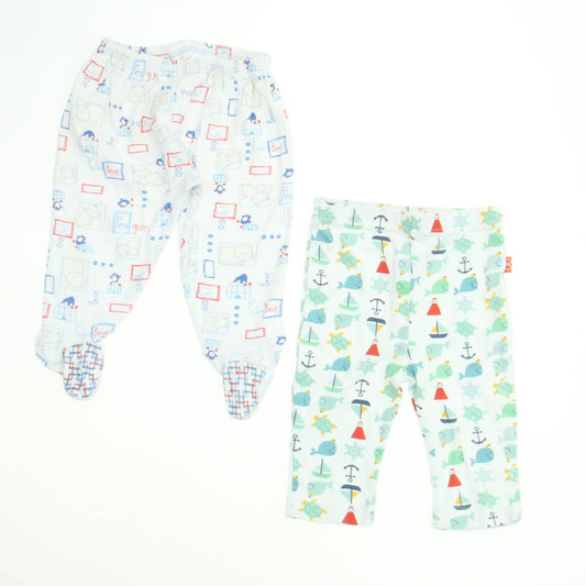 Magnificent Baby | Unknown Boys White | Whales | Polar Bears Leggings Size: 3-9 Months White | Whales | Polar Bears