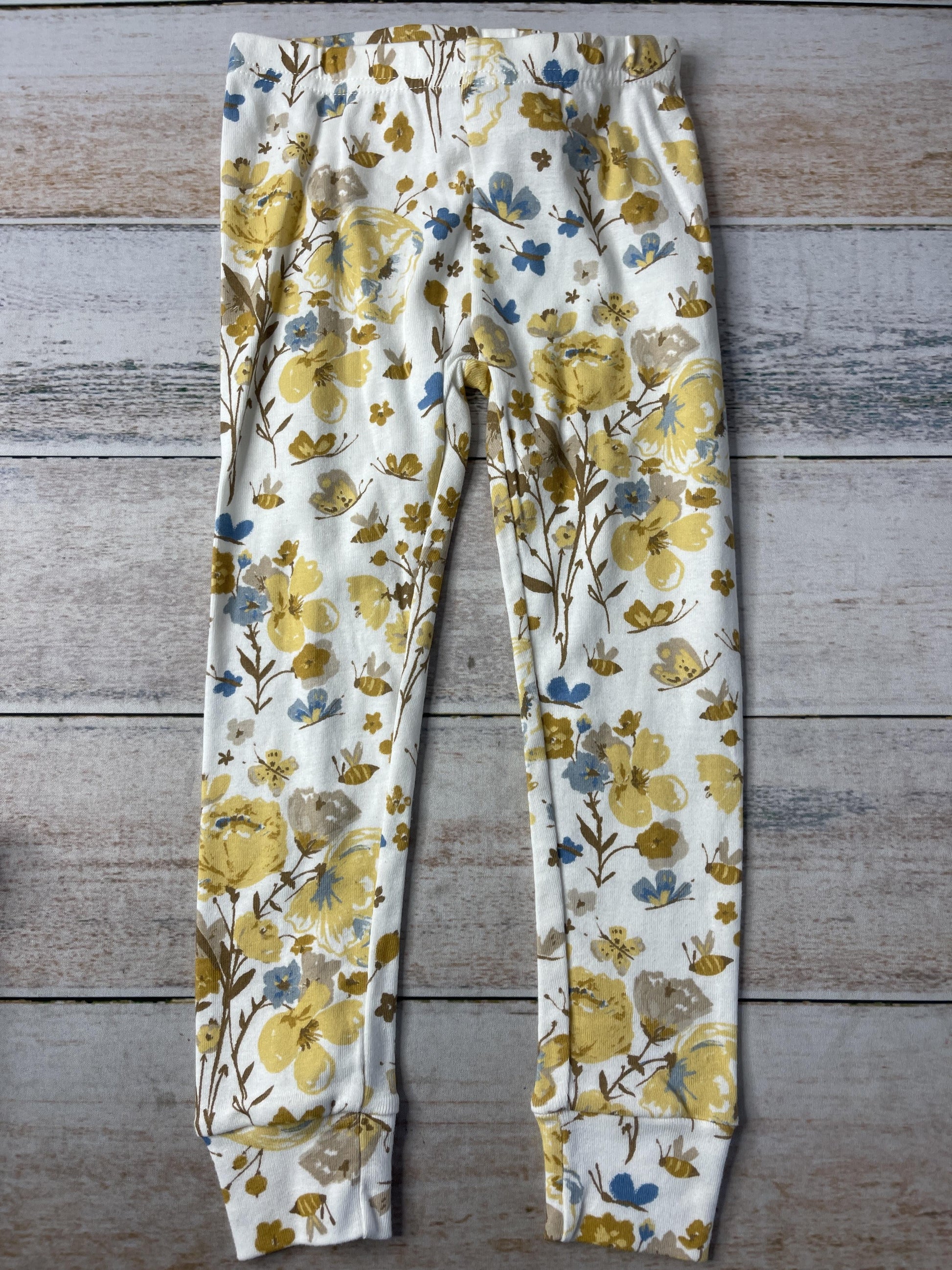 Unisex White | Yellow | Light Blue | Brown Pajamas Size: 3T White | Yellow | Light Blue | Brown
