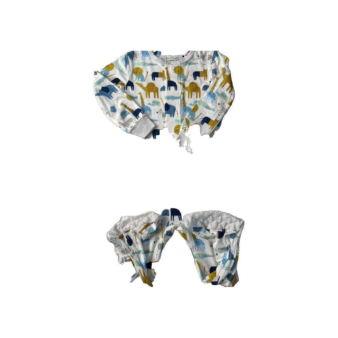 Simply Magnetic Me Unisex White | Yellow | light green | Light Blue Pajamas Size: 12-18 months White | Yellow | light green | Light Blue