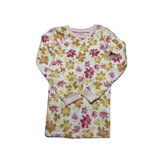 Burt's Bees Girls White | Yellow | pink Pajamas Size: 4T White | Yellow | pink