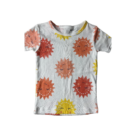 Carters Girls White | Yellow | pink Pajamas Size: 2T White | Yellow | pink