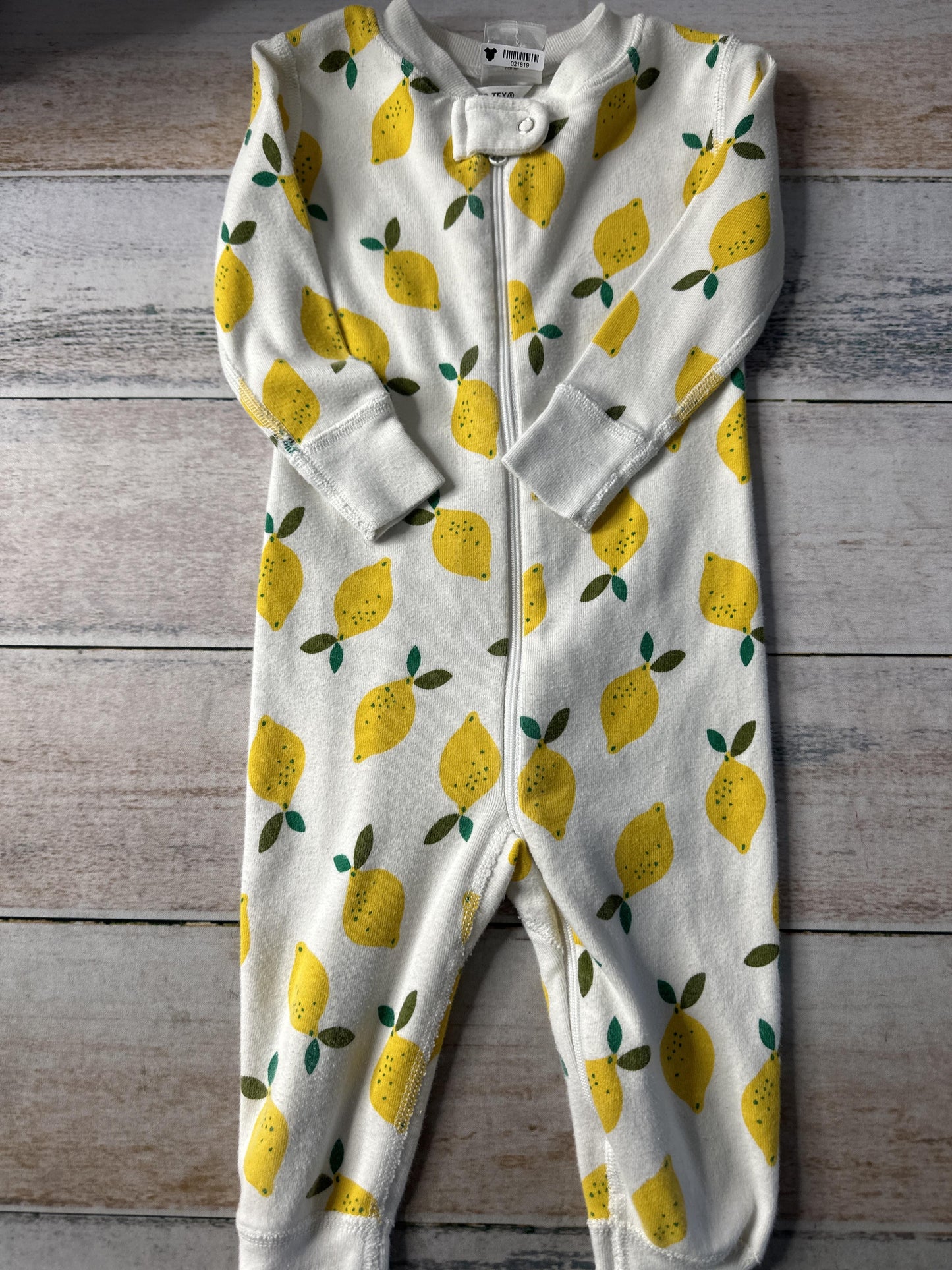 Hanna Andersson Girls White | Yellow Pajamas Size: 12-18 months White | Yellow