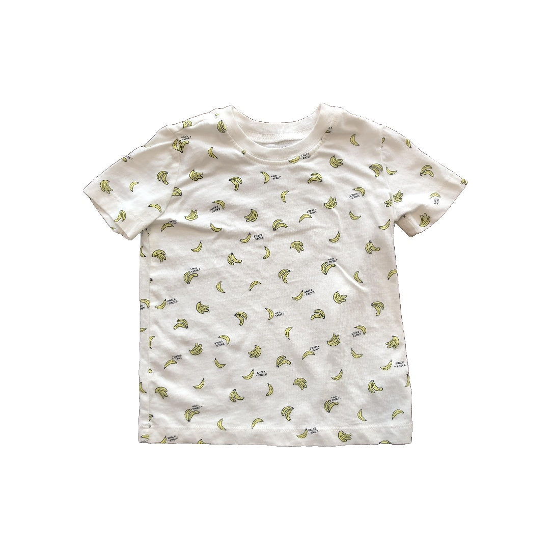 Carters Boys White | Yellow T-Shirt Size: 18 months White | Yellow