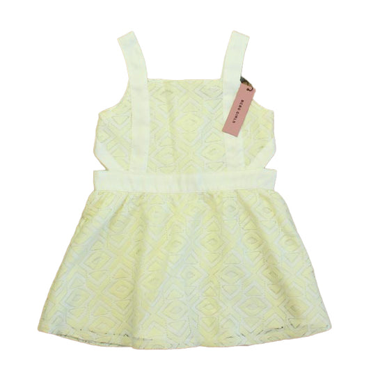 BCBG Girls Girls White | Yellow Dress Size: 2T White | Yellow