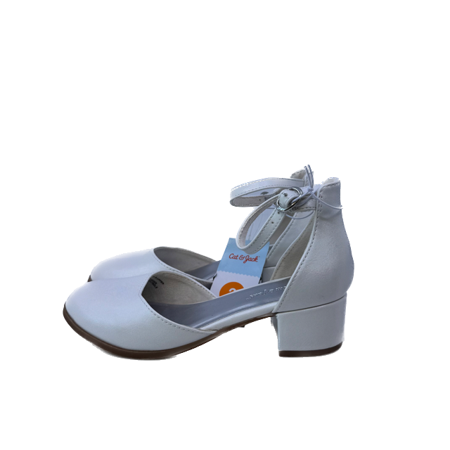 Cat & Jack Girls White Sandals Size: 2 Youth White