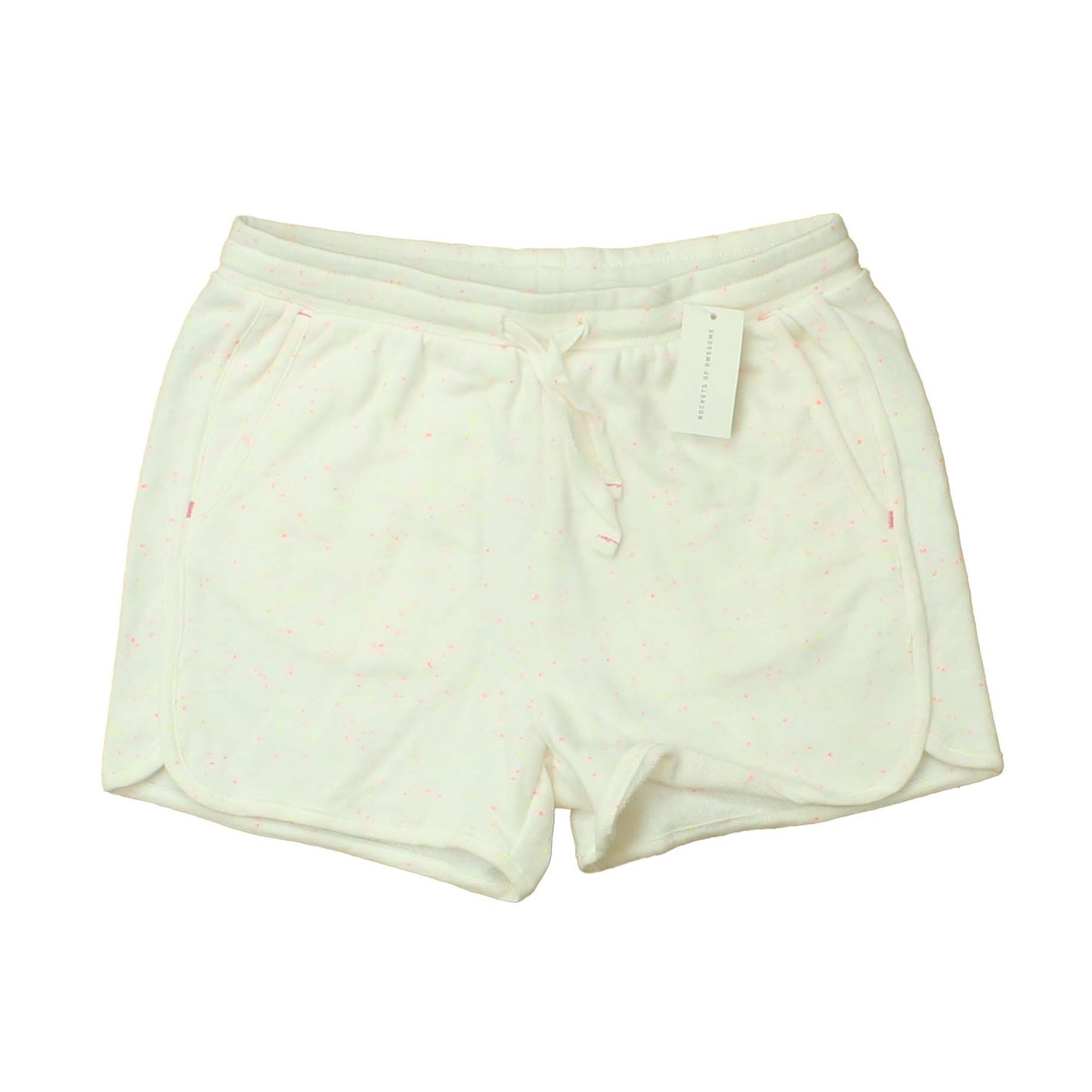 Rockets Of Awesome Girls White Shorts Size: 8 Years