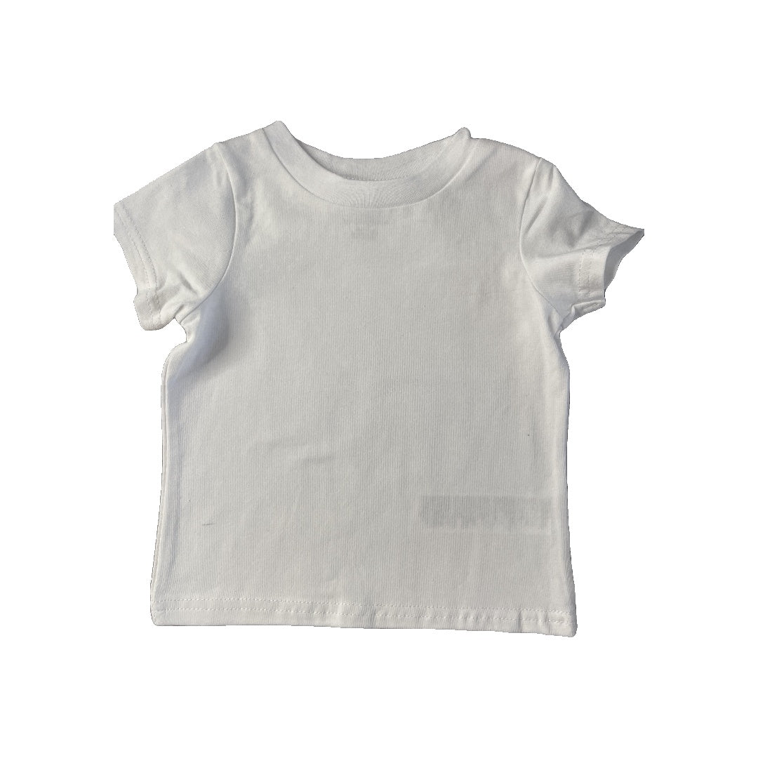 Baby Starters Unisex White T-Shirt Size: 12 months White