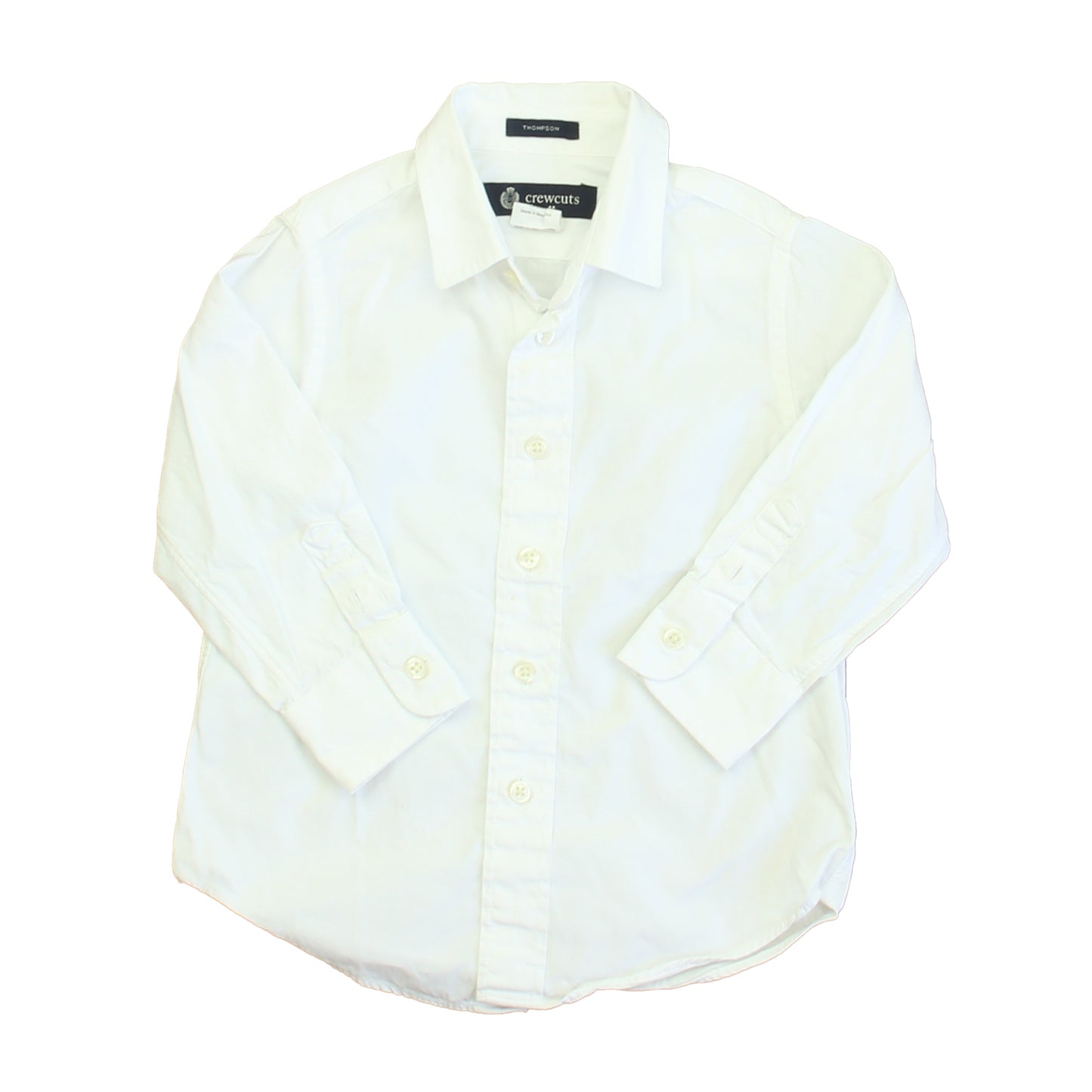 Crewcuts Boys White Button Down Long Sleeve Size: 2T