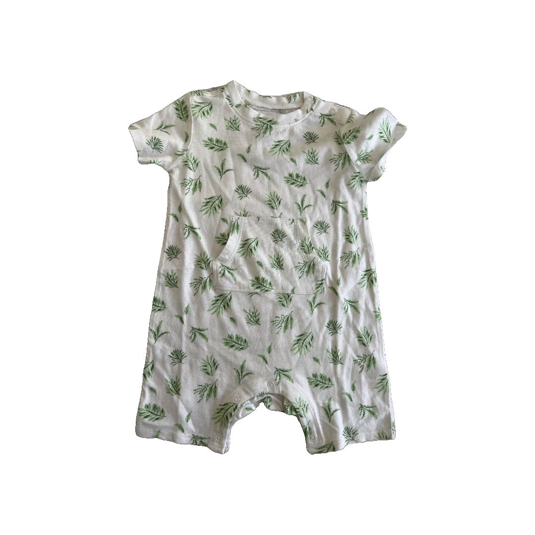 Nordstrom Boys White Romper Size: 12 months White