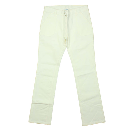 Jacadi Girls White Pants Size: 8 Years