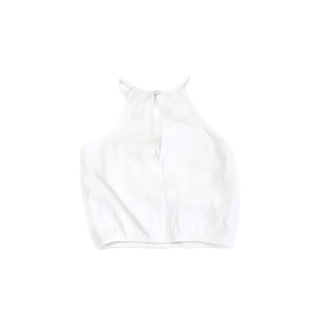 Abercrombie Kids Girls White Tank Top Size: 5-6 Years White