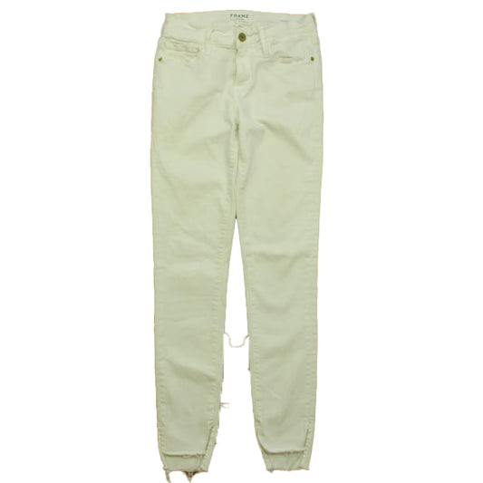 Frame Girls White Jeggings Size: Junior 26