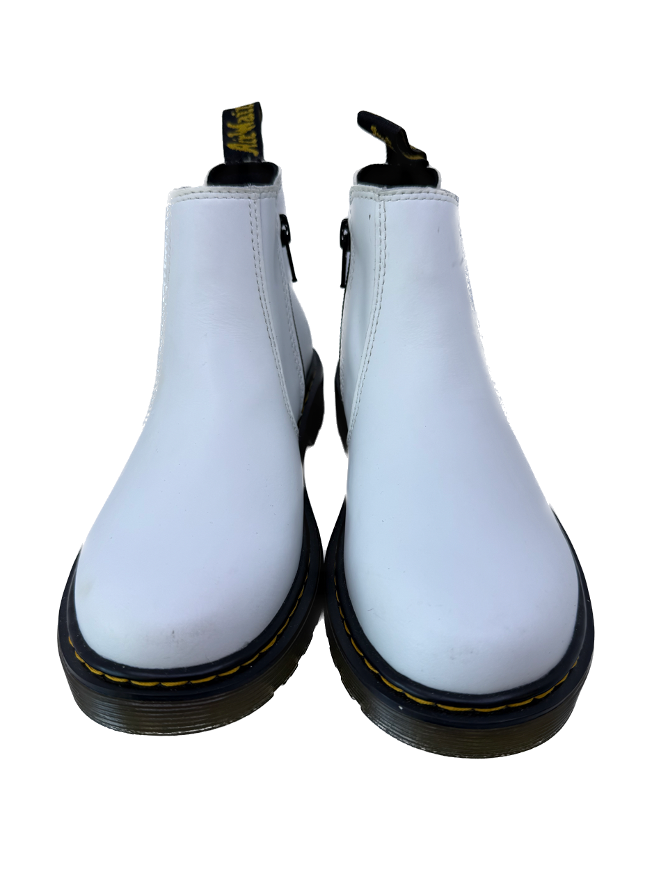 Dr Martens Girls White Boots Size: Youth 2 White