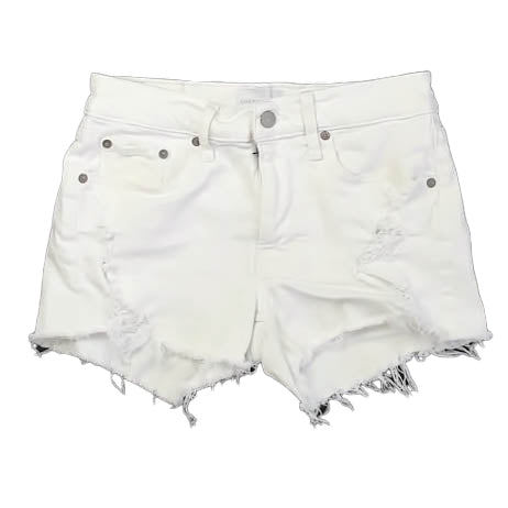 Lucky Brand Girls White Jean Shorts Size: Women's 2 White