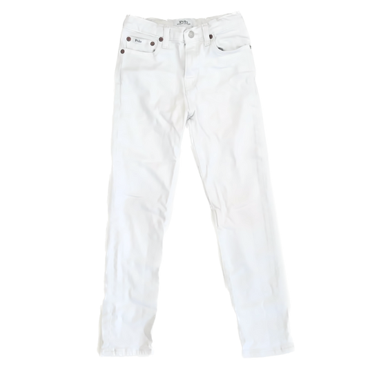 Ralph Lauren Boys White Jeans Size: 7 years White