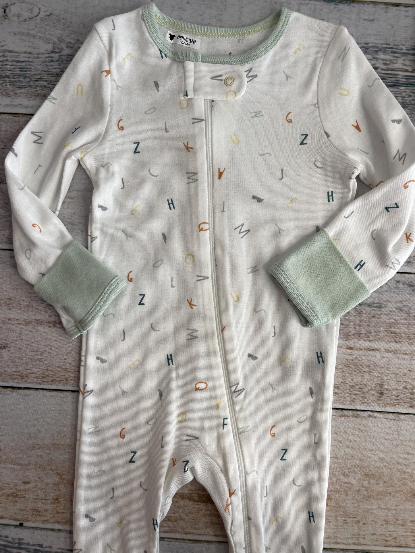 Cloud Island Unisex White Pajamas Size: 6-9 months White