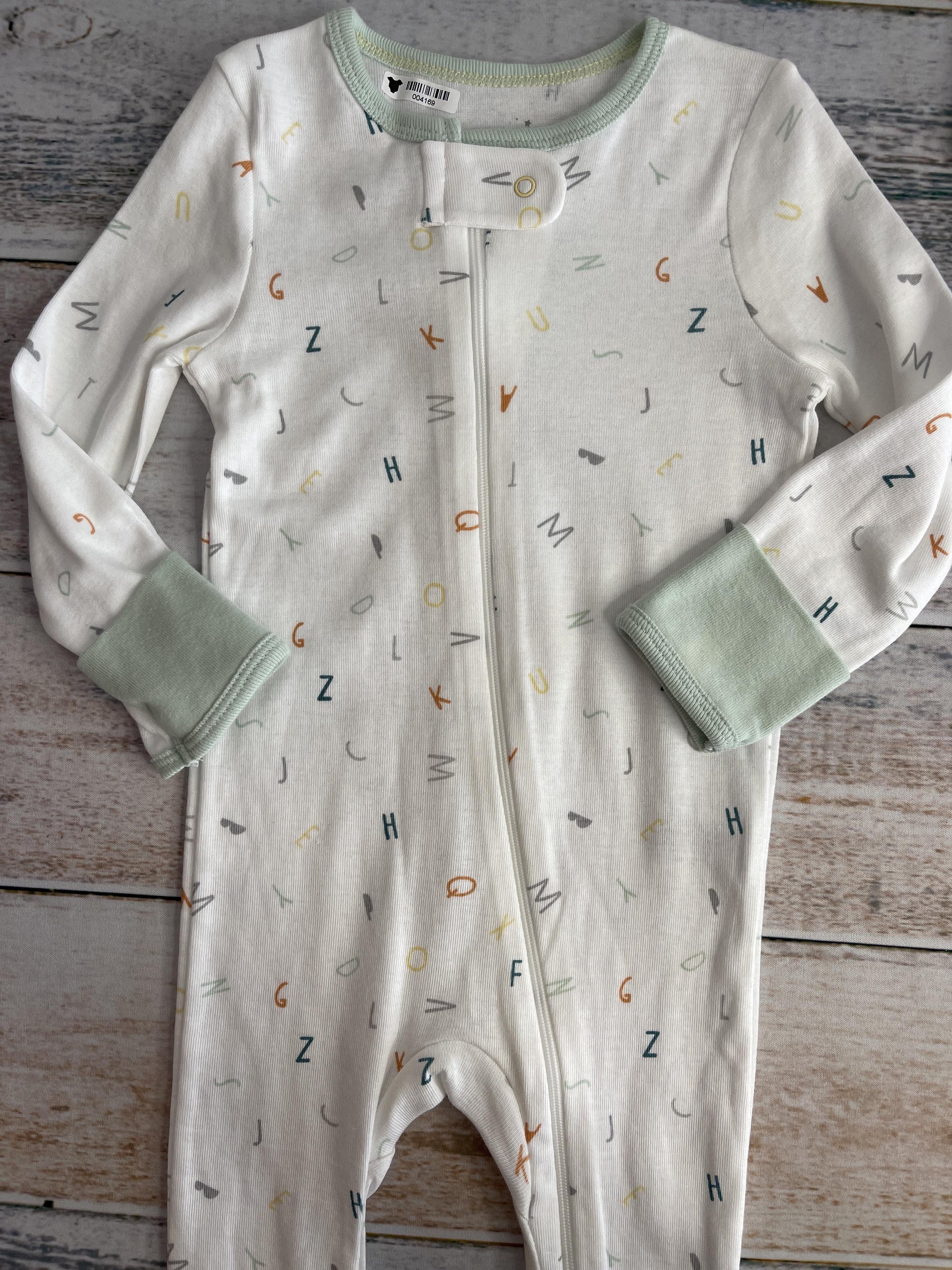 Cloud Island Unisex White Pajamas Size: 6-9 months White