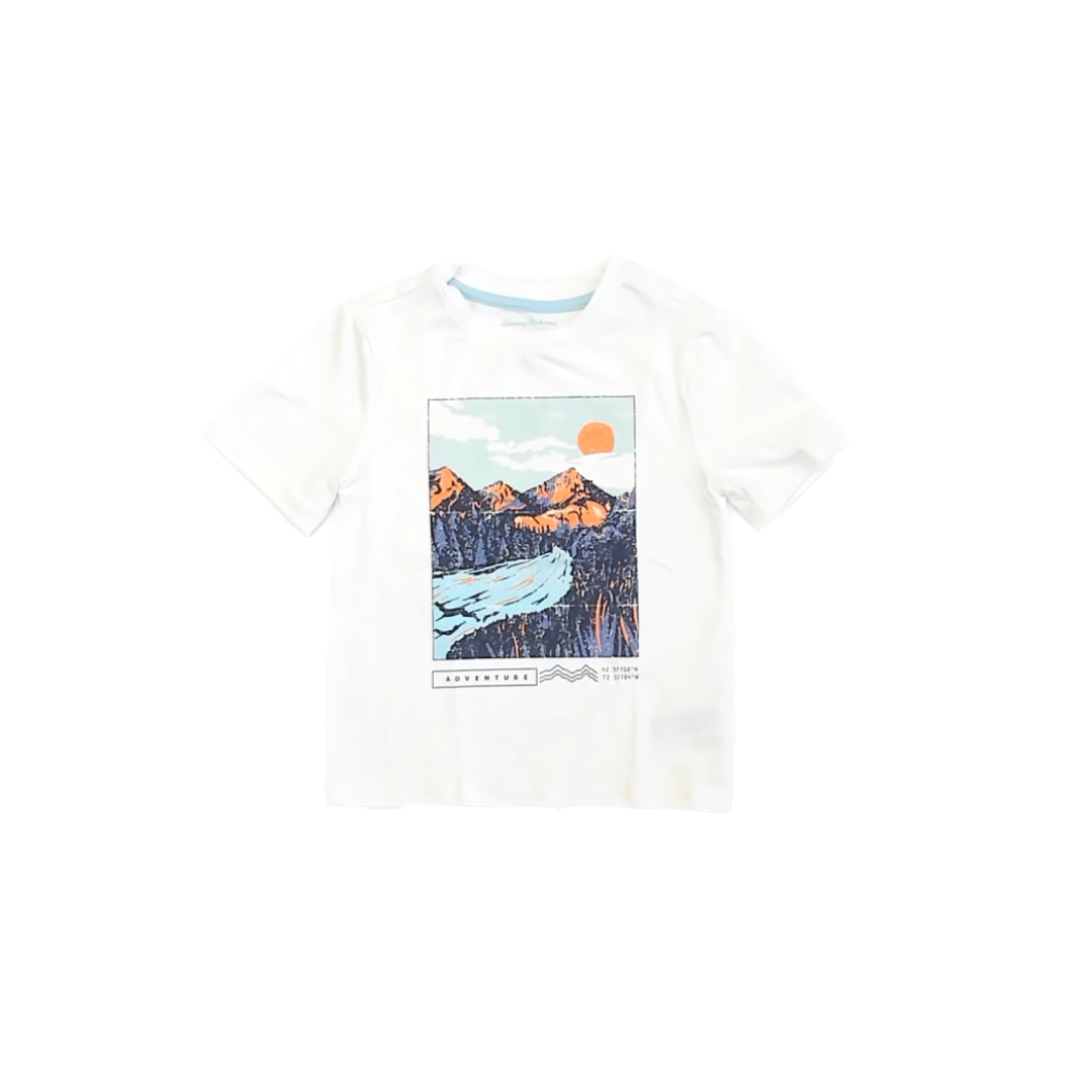 Tommy Bahama Boys White T-Shirt Size: 4T White