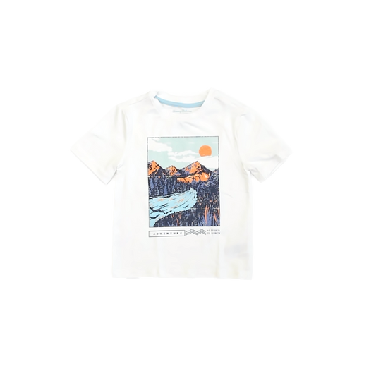 Tommy Bahama Boys White T-Shirt Size: 4T White