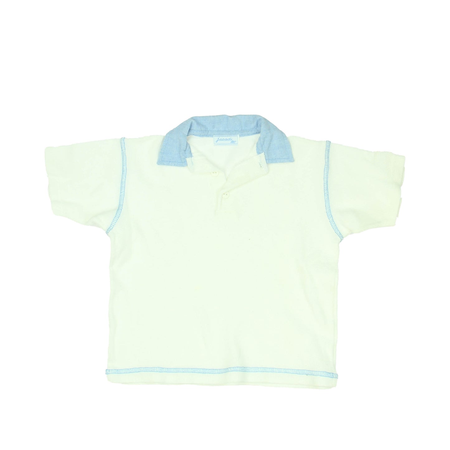 Jacadi Boys White Polo Shirt Size: 2T