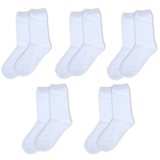 Mightly Boys White Socks Size: 10-13 Toddler