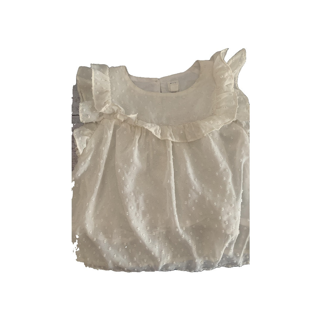 Unknown Girls White Shirt Size: 4T White