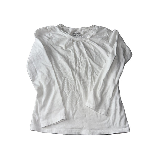 Harper Canyon Girls White Long Sleeve Shirt Size: 5 White