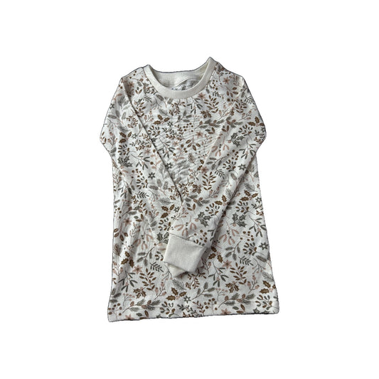 Colored Organics Girls White Button Down Short Sleeve Size: 3T White