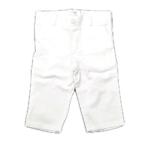 Baby Cottons Boys White Pants Size: 6 Months White