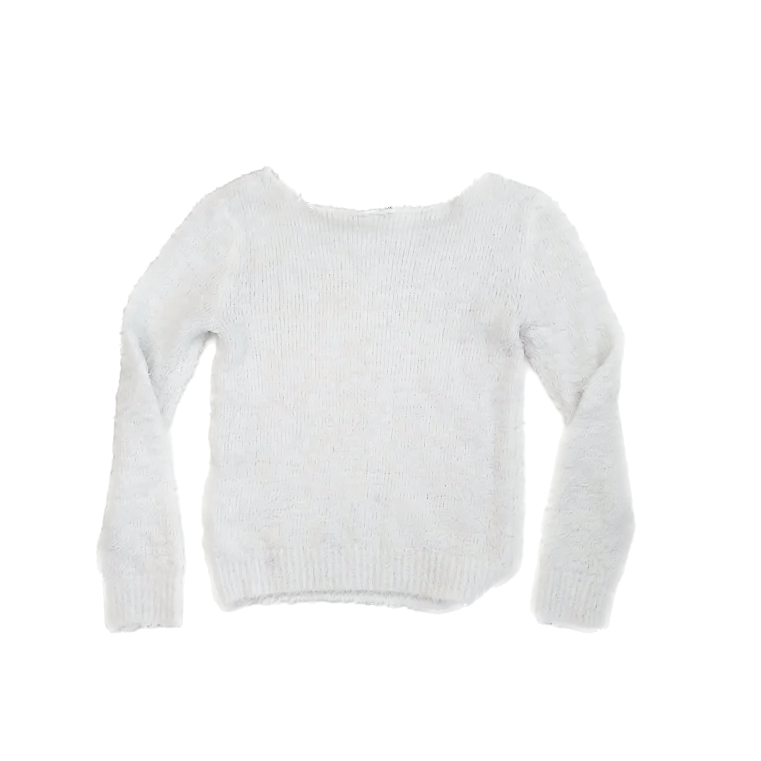 Unknown Girls White Sweater Size: Medium* White