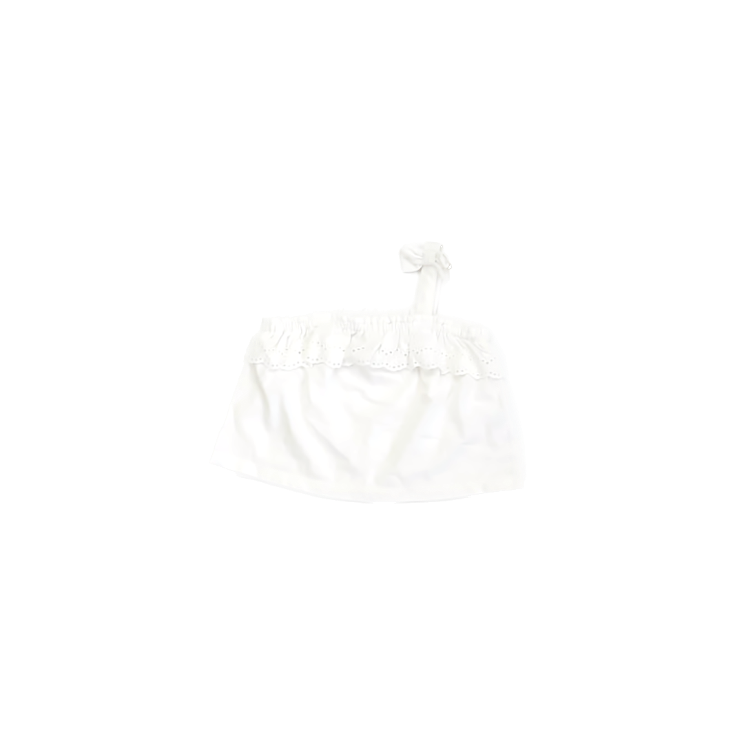 Children's Place Girls White Tank Top Size: 12-18 Months White