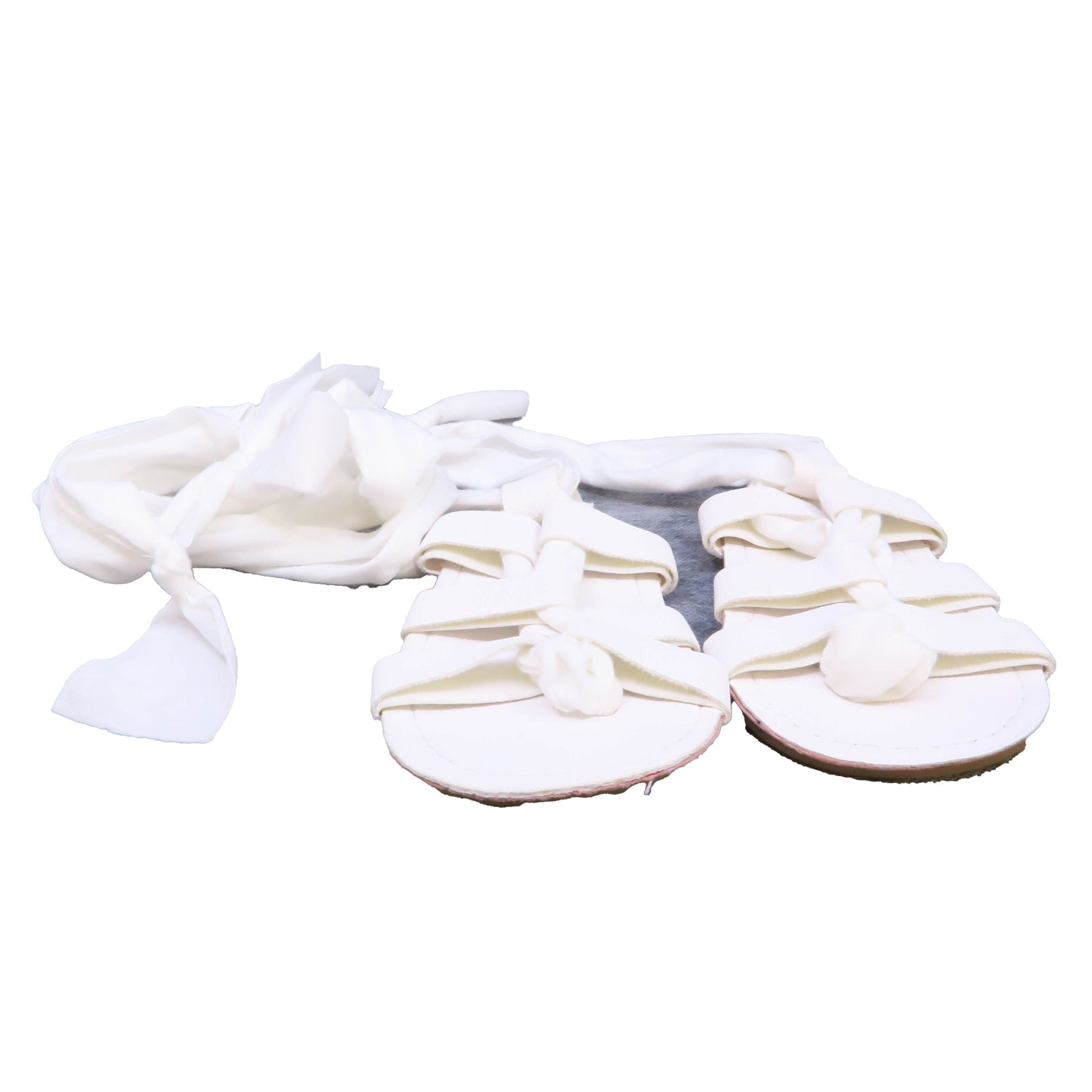 Unknown Brand Girls White Sandals Size: 4.5-5 Toddler White