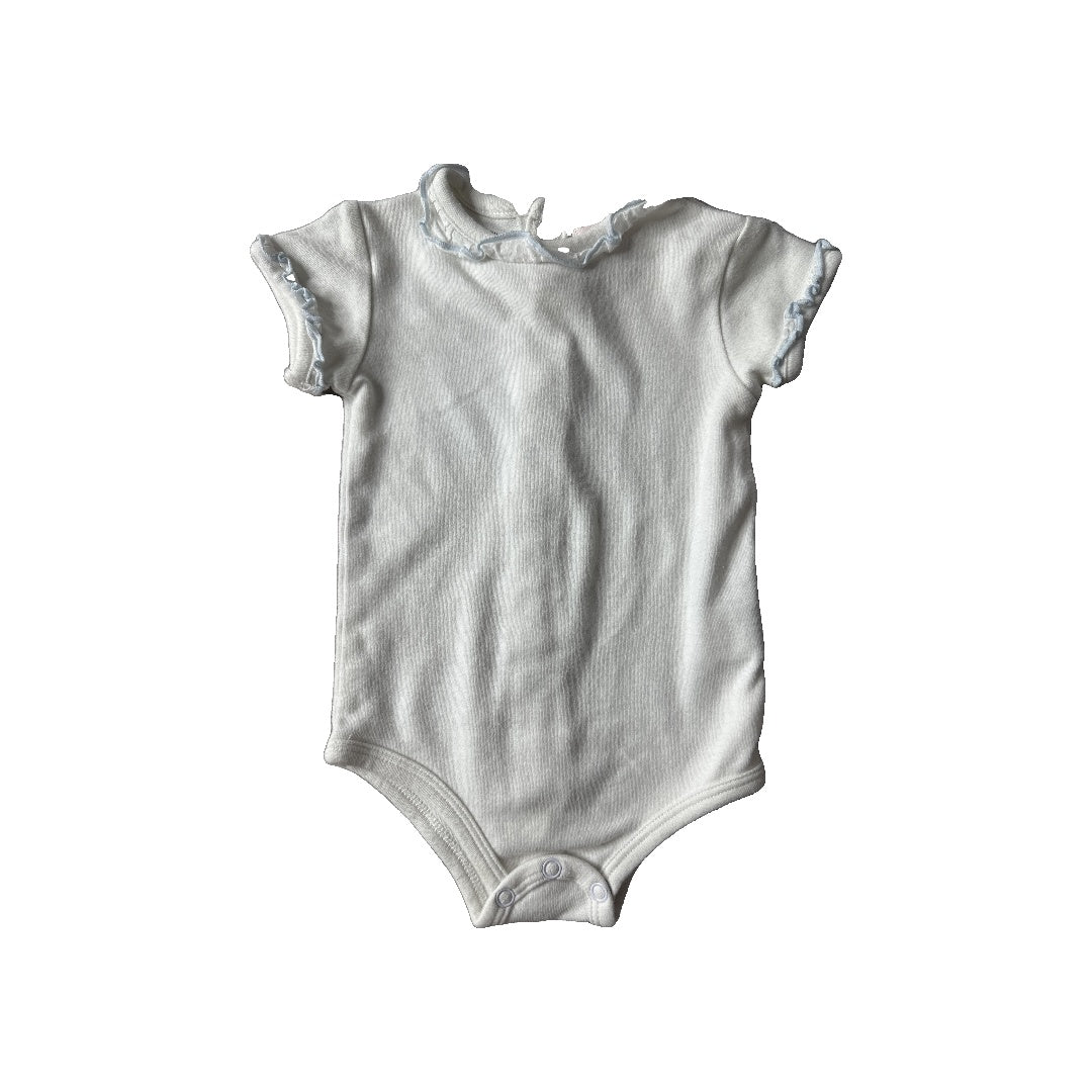 Gocco Girls White Onesie Size: 6-9 months White