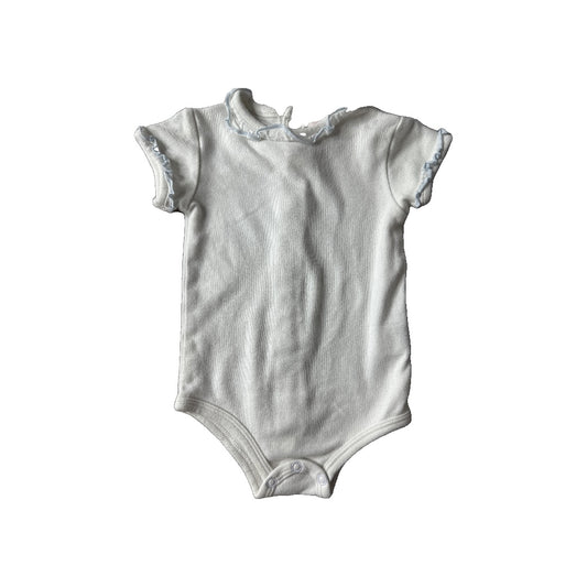Gocco Girls White Onesie Size: 6-9 months White