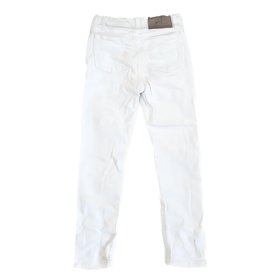 Ralph Lauren Boys White Jeans Size: 7 years White