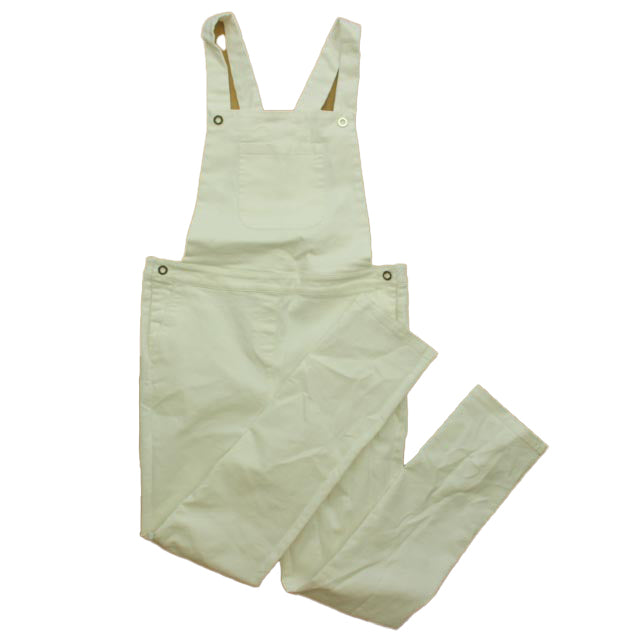 Jacadi Boys White Overalls Size: 14 Years White