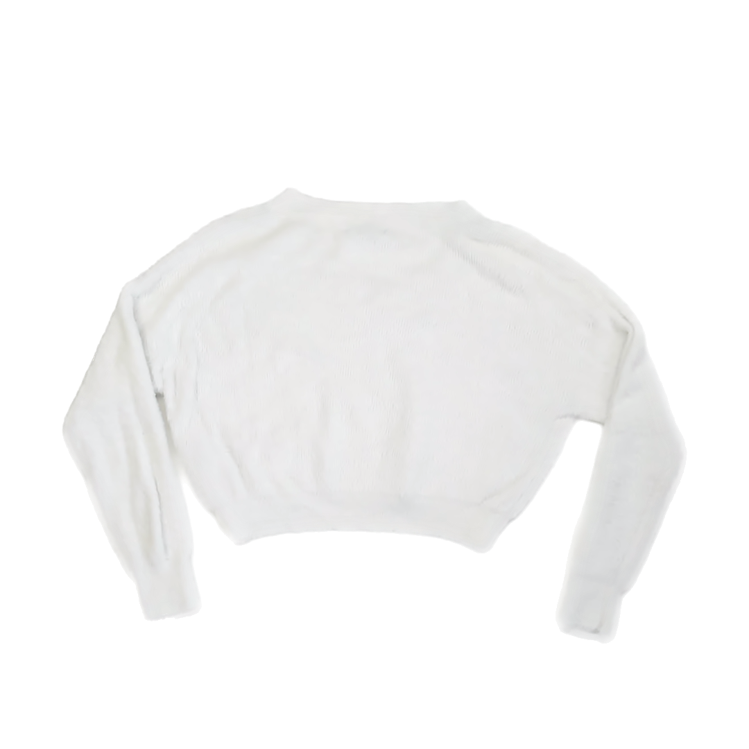 Forever 21 Girls White Sweater Size: Medium White