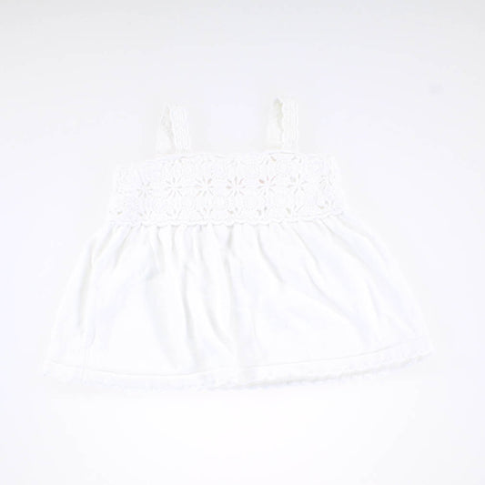 Janie and Jack Girls White Jumper Size: 3-6 Months White