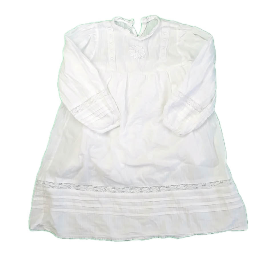 Unknown Brand Girls White Dress Size: 5T White