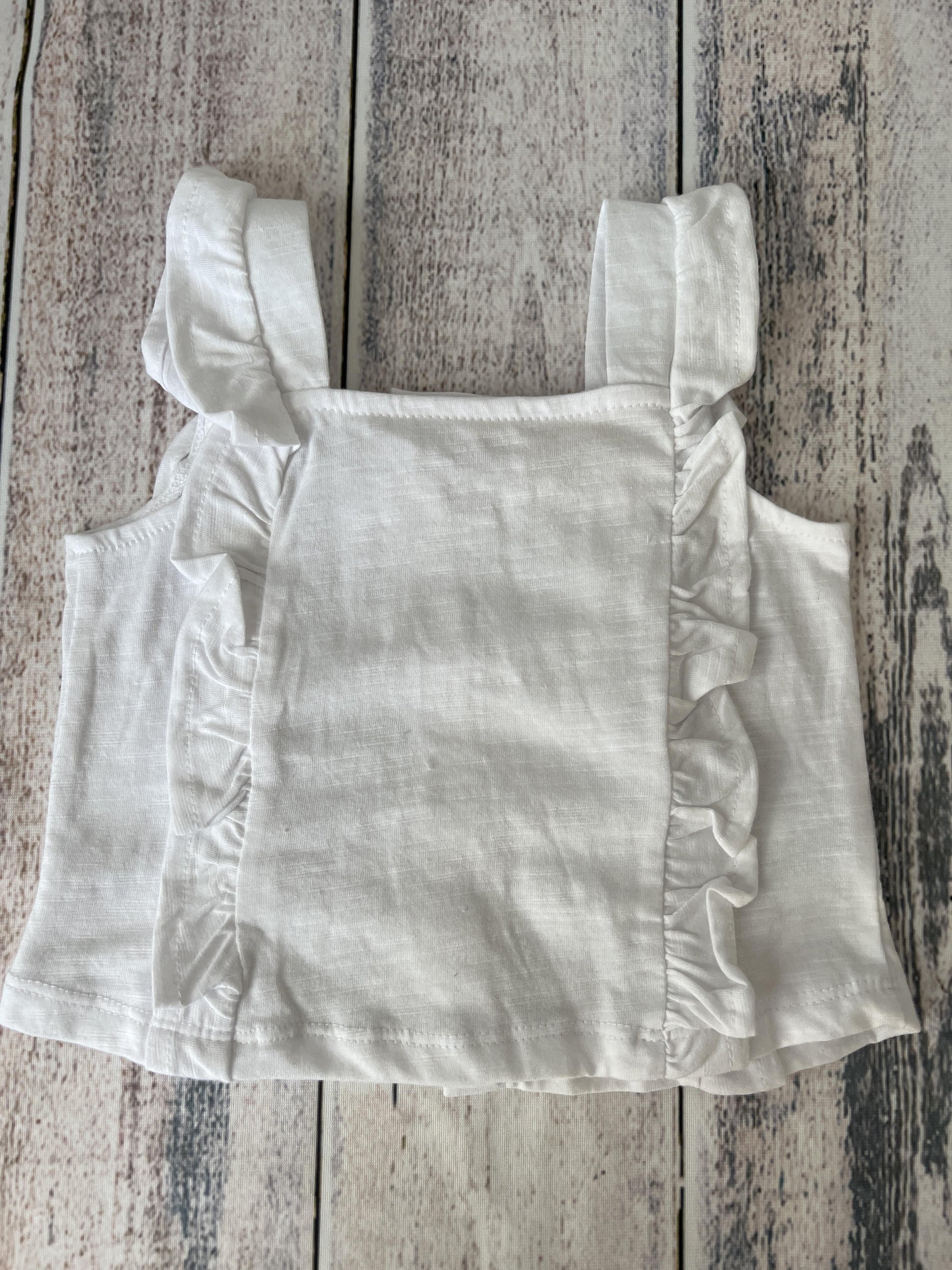 Jessica Simpson Girls White Tank Top Size: 24 months White
