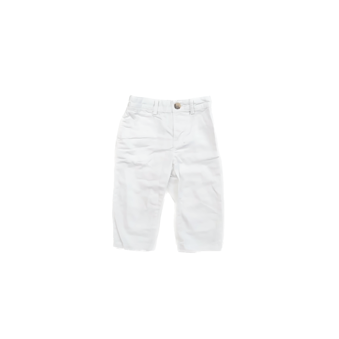 Ralph Lauren Boys White Pants Size: 9 Months White