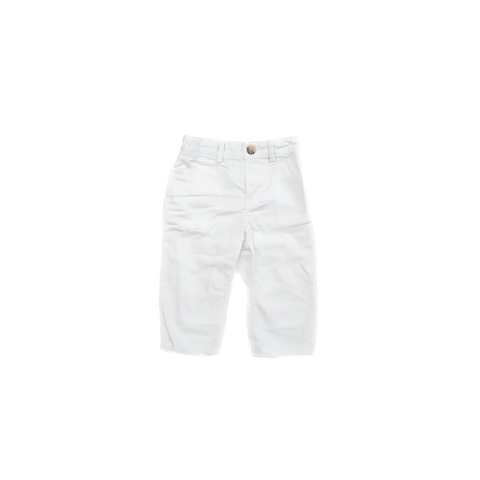 Ralph Lauren Boys White Pants Size: 9 Months White